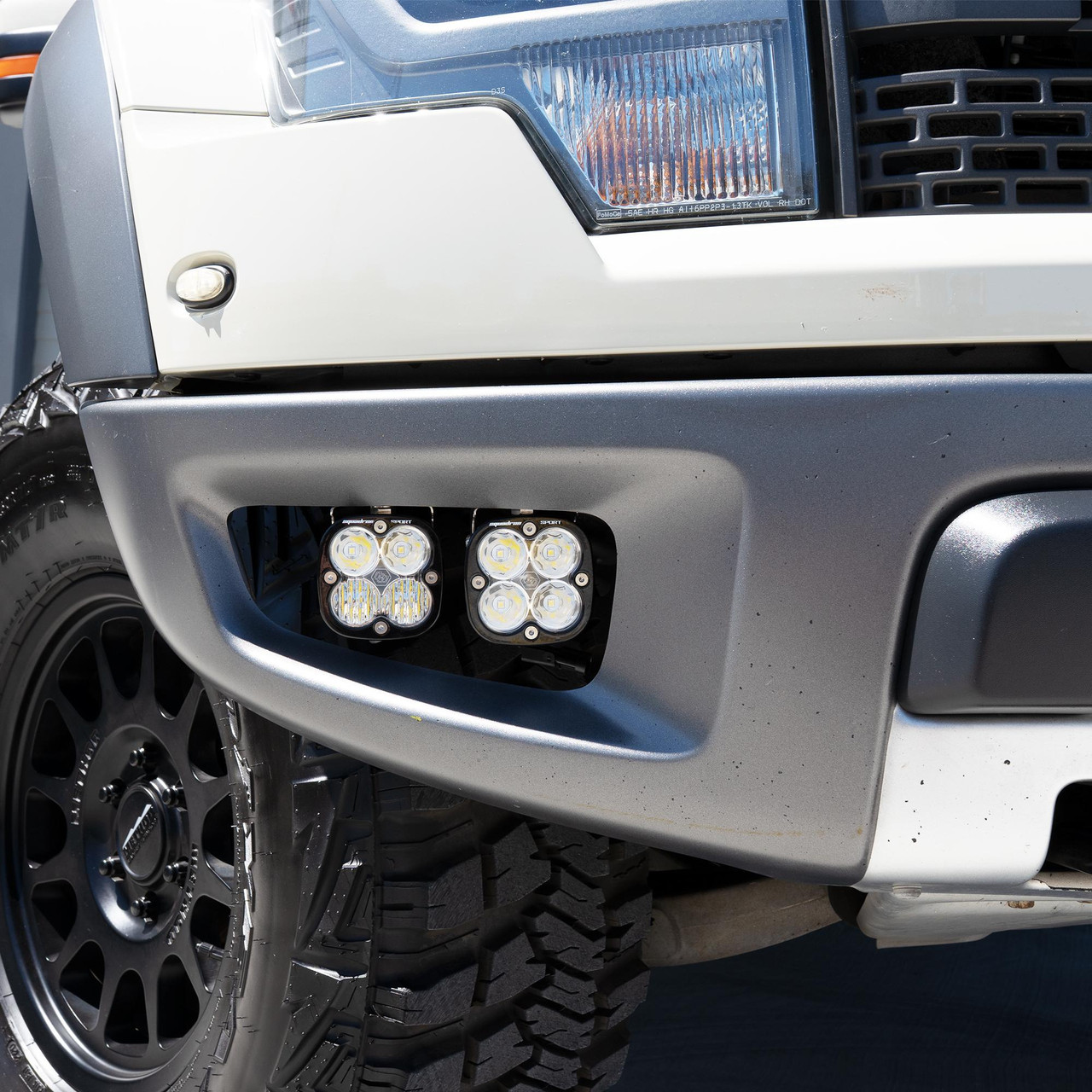 Baja Designs 10-14 Ford F-150 SVT Raptor Squadron Sport (Sportsmen) Dual Fog Pocket Light Kit - 447847