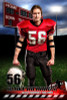 PLAYER BANNER PHOTO TEMPLATE - HOMETOWN FOOTBALL - PHOTOSHOP SPORTS TEMPLATE