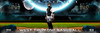 PANORAMIC SPORTS BANNER TEMPLATE - SPACE BASEBALL - LAYERED PHOTOSHOP SPORTS TEMPLATE