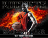 16x20 Basketball Photo Template - On Fire 16x20 Basketball Photo Template - On Fire