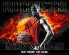 16x20 Basketball Photo Template - On Fire