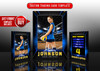 SPORTS TRADING CARDS AND 5X7 TEMPLATE - STANDOUT