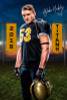 PLAYER BANNER PHOTO TEMPLATE - FIELD BANNERS - CUSTOM PHOTOSHOP LAYERED SPORTS TEMPLATE