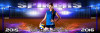Panoramic Sports Team Banner Photography Template - Electric Volleyball