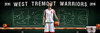 BASKETBALL PANORAMIC SPORTS BANNER TEMPLATE - BASKETBALL CHALK - CUSTOM LAYERED PHOTOSHOP SPORTS TEMPLATE