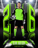 16x20 MULTI-SPORT POSTER - 3D NUMBERS - CUSTOM PHOTOSHOP LAYERED SPORTS TEMPLATE