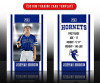MULTI-SPORT TRADING CARDS AND 5X7 TEMPLATE - STRIPES