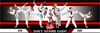 MULTI-SPORT PANORAMIC SPORTS BANNER TEMPLATE - CENTER FORCE - PHOTOSHOP LAYERED SPORTS TEMPLATE