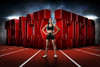 PLAYER & TEAM BANNER PHOTO TEMPLATE - SURREAL TRACK  - CUSTOM PHOTOSHOP LAYERED SPORTS TEMPLATE