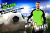 PLAYER & TEAM BANNER PHOTO TEMPLATE - SOCCER IMPACT