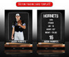 SPORTS TRADING CARDS AND 5X7 TEMPLATE - BASEBALL CHALK