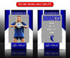 MULTI-SPORT TRADING CARDS AND 5X7 TEMPLATE - GRID