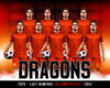 MULTI-SPORT PHOTO TEMPLATE - DRAGONS - CUSTOM PHOTOSHOP LAYERED SPORTS TEMPLATE