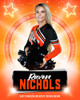 16x20 CHEERLEADING AND DANCE TEMPLATE - GLEAM - CUSTOM PHOTOSHOP LAYERED SPORTS TEMPLATE