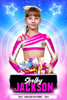 CHEERLEADING AND DANCE PHOTO TEMPLATE - GLEAM - CUSTOM PHOTOSHOP LAYERED SPORTS TEMPLATE