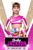 CHEERLEADING AND DANCE PHOTO TEMPLATE - BLING - CUSTOM PHOTOSHOP LAYERED SPORTS TEMPLATE