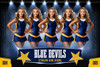 CHEERLEADING AND DANCE PHOTO TEMPLATE - SHINE ON - CUSTOM PHOTOSHOP LAYERED SPORTS TEMPLATE