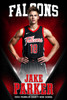 SPORTS PHOTO TEMPLATE - AFTERGLOW - CUSTOM PHOTOSHOP LAYERED SPORTS TEMPLATE