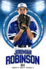 PLAYER BANNER PHOTO TEMPLATE - LIGHT 'EM UP - CUSTOM PHOTOSHOP LAYERED SPORTS TEMPLATE