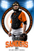 PLAYER BANNER PHOTO TEMPLATE - LIGHT 'EM UP - CUSTOM PHOTOSHOP LAYERED SPORTS TEMPLATE