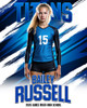16x20 PHOTO TEMPLATE - SHEARED - CUSTOM PHOTOSHOP LAYERED SPORTS TEMPLATE
