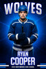 PLAYER BANNER PHOTO TEMPLATE -  COLD AS ICE - CUSTOM PHOTOSHOP LAYERED SPORTS TEMPLATE