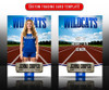 MULTI-SPORT TRADING CARDS AND 5X7 TEMPLATE - VICTORY LANE