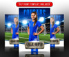 MULTI-SPORT TRADING CARDS AND 5X7 TEMPLATE - SOCCER ARENA