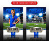 MULTI-SPORT TRADING CARDS AND 5X7 TEMPLATE - SOCCER ARENA