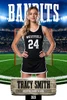 PLAYER BANNER PHOTO TEMPLATE -  LAX - CUSTOM PHOTOSHOP LAYERED SPORTS TEMPLATE
