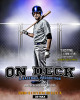 SPORTS POSTER PHOTO TEMPLATE - ON DECK