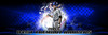 PANORAMIC SPORTS BANNER TEMPLATE - SHATTERED BASEBALL