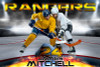 PLAYER BANNER PHOTO TEMPLATE - HORIZONTAL - FIRE AND ICE - PHOTOSHOP SPORTS TEMPLATE