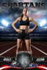 PLAYER BANNER PHOTO TEMPLATE - AMERICAN TRACK - PHOTOSHOP SPORTS TEMPLATE