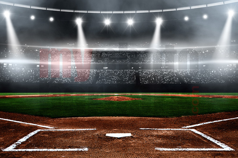 Digital Sports Background Baseball Stadium