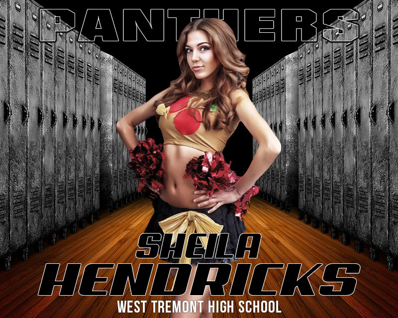 16x20 Multi-Sports Custom Photography Template - Old School