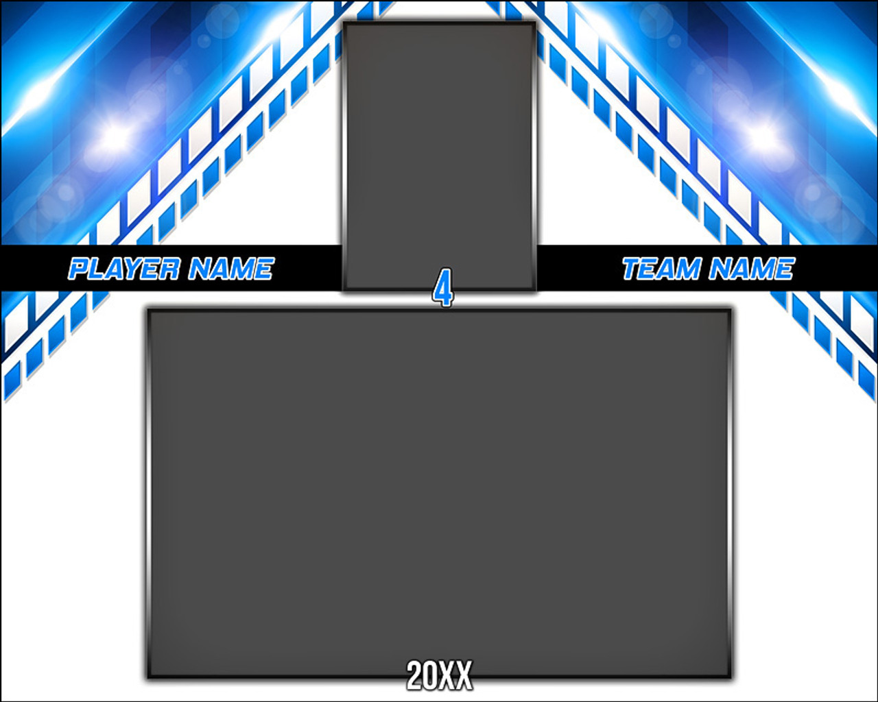 MEMORY MATE - HORIZONTAL - SLOPE - PHOTOSHOP LAYERED SPORTS TEMPLATE