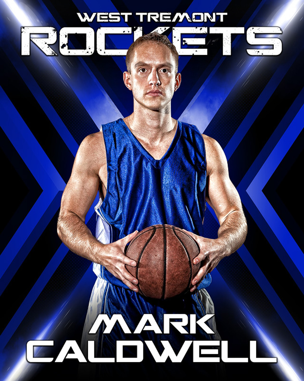 16x20 MULTI-SPORT POSTER - X FACTOR - CUSTOM PHOTOSHOP LAYERED SPORTS TEMPLATE