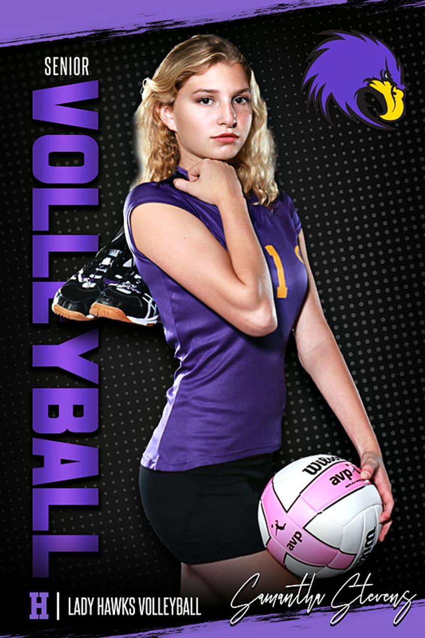 MULTI-SPORT BANNER PHOTO TEMPLATE - HALFTONE GRUNGE - CUSTOM PHOTOSHOP LAYERED SPORTS TEMPLATE