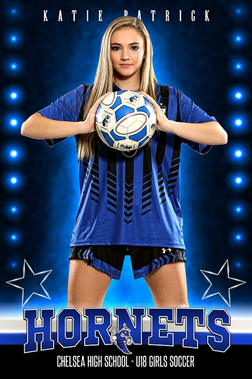 MULTI-SPORT BANNER PHOTO TEMPLATE - PRIME TIME - CUSTOM PHOTOSHOP LAYERED SPORTS TEMPLATE