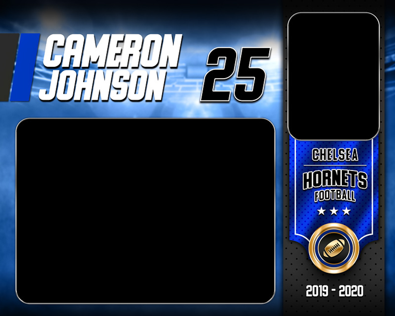 MEMORY MATE - HORIZONTAL - GOLD MEDAL - CUSTOM PHOTOSHOP LAYERED MEMORY MATE PHOTO TEMPLATE