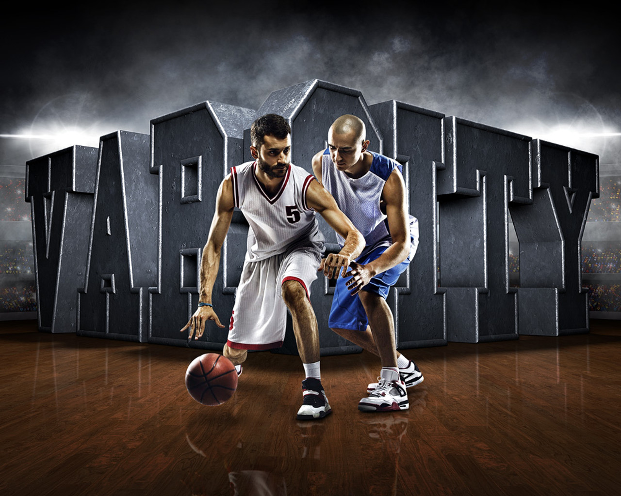 16x20 SPORTS POSTER PHOTO TEMPLATE - SURREAL VARSITY - CUSTOM PHOTOSHOP LAYERED SPORTS TEMPLATE