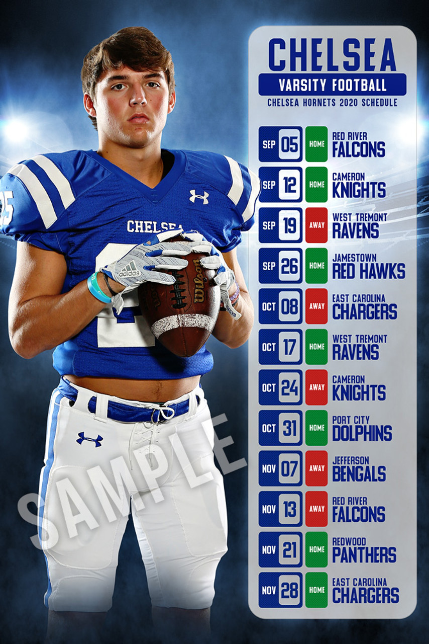 TEAM SCHEDULE - 17 - PHOTOSHOP LAYERED SPORTS TEMPLATE