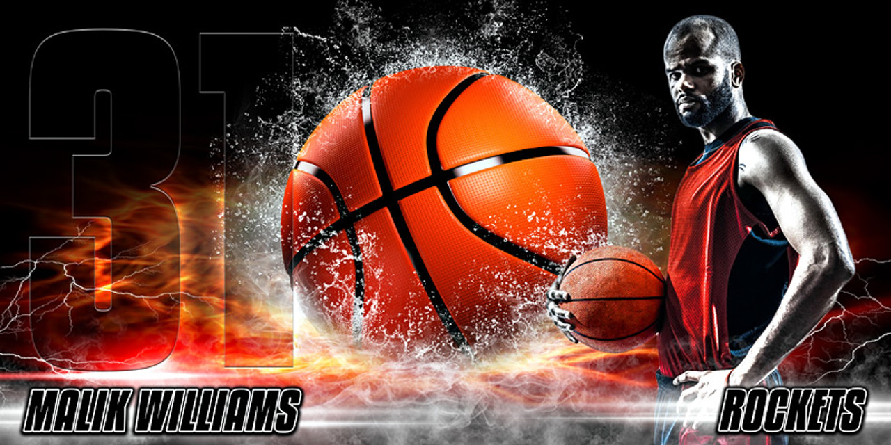 10X20 PHOTO TEMPLATE - SPLASH BASKETBALL