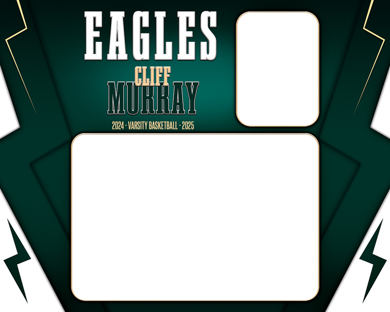 MEMORY MATE - HORIZONTAL - THUNDERBOLT - CUSTOM PHOTOSHOP LAYERED MEMORY MATE PHOTO TEMPLATE