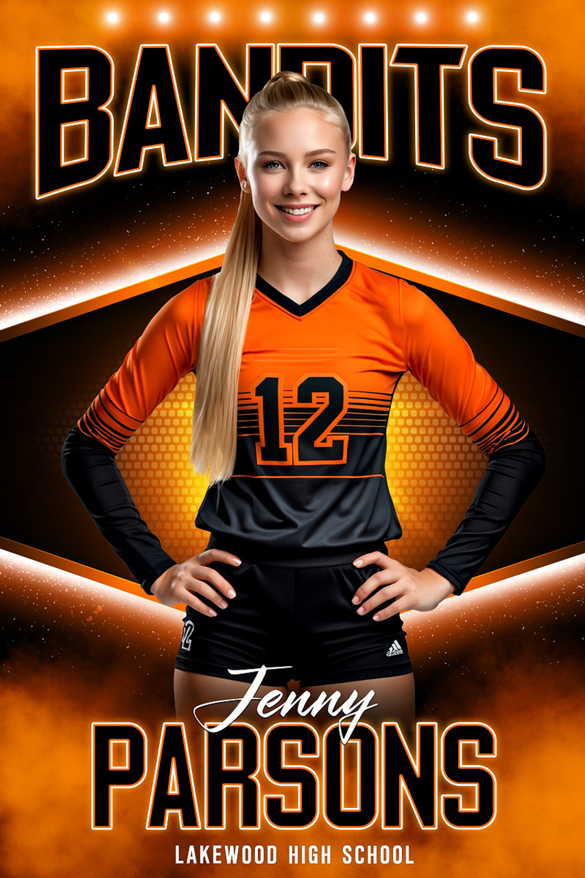 PLAYER BANNER PHOTO TEMPLATE - MYSTIFY - CUSTOM PHOTOSHOP LAYERED SPORTS TEMPLATE