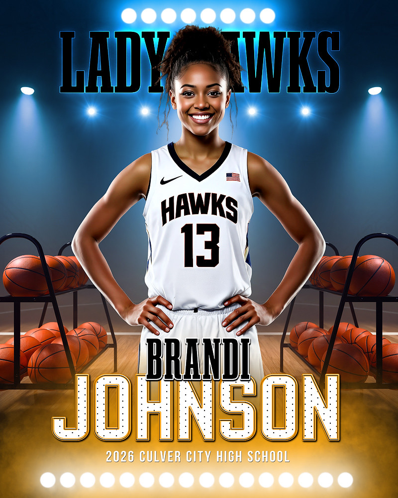 16x20 PHOTO TEMPLATE - HARDWOOD STAGE - CUSTOM PHOTOSHOP LAYERED SPORTS TEMPLATE