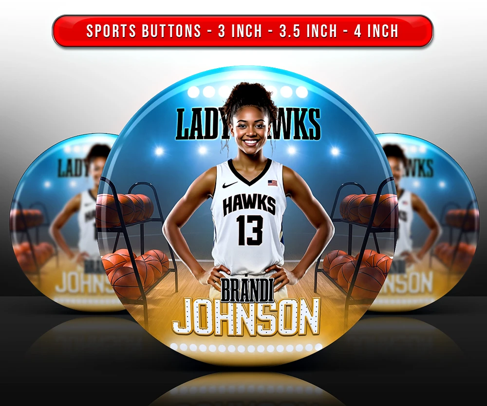 PHOTO BUTTON TEMPLATES - HARDWOOD STAGE