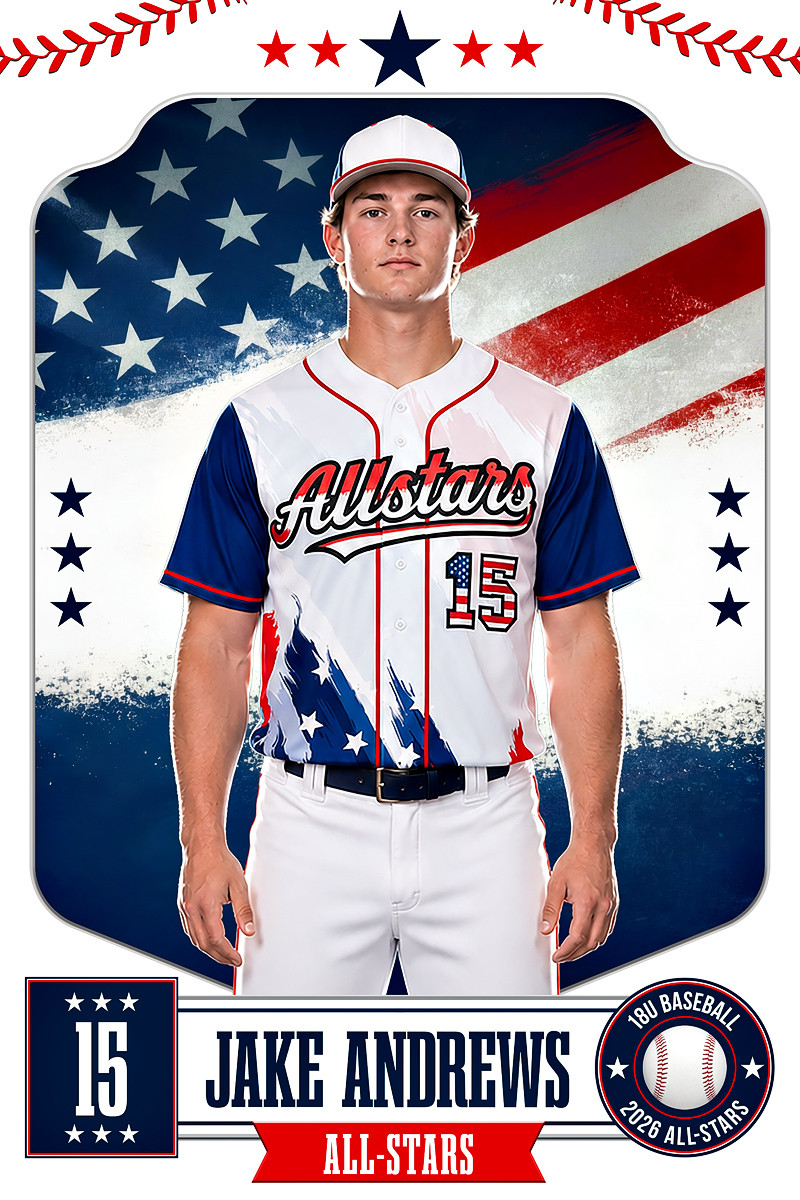 SPORTS PHOTO TEMPLATE - ALL STARS - CUSTOM PHOTOSHOP LAYERED SPORTS TEMPLATE