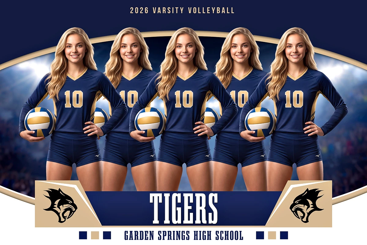 SPORTS PHOTO TEMPLATE - SHOWCASE - CUSTOM PHOTOSHOP LAYERED SPORTS TEMPLATE